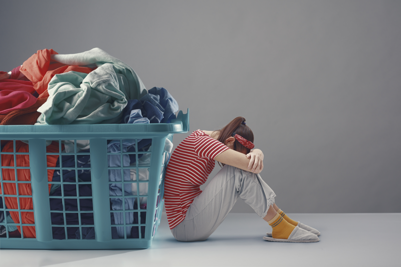 Clock and laundry machines